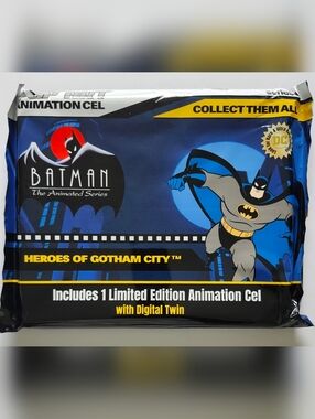 Batman Animated Series Action Scenes Animation Cel Limited Sealed Art